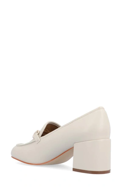 Journee Collection Nysaa Horsebit Loafer In Sand
