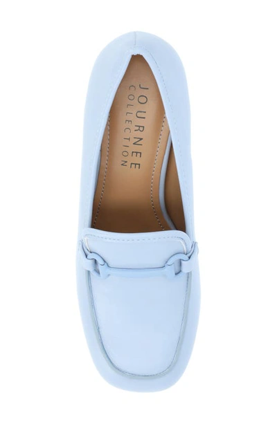 Journee Collection Nysaa Horsebit Loafer In Blue