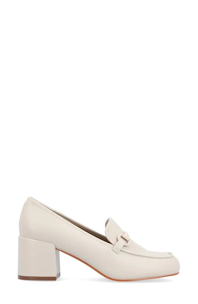 Journee Collection Nysaa Horsebit Loafer In Sand