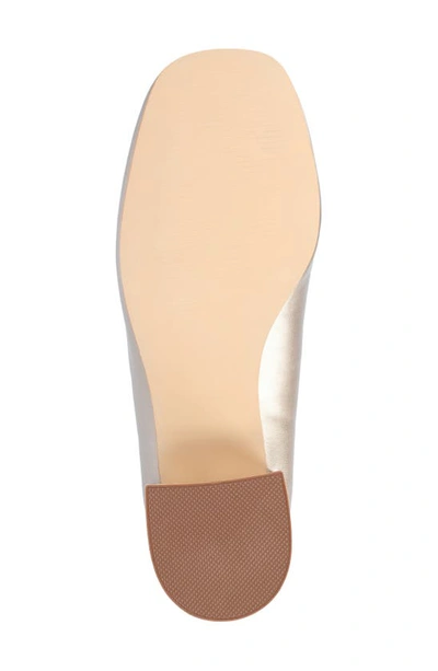 Journee Collection Nysaa Womens Square Closed Toe Block Heel Pumps In Gold
