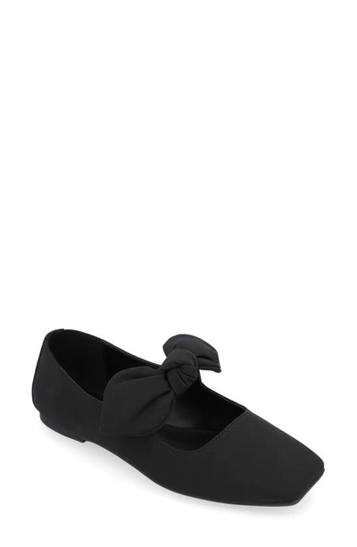 Shop Journee Collection Seraline Ballet Flat In Black