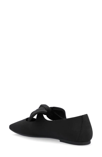 Shop Journee Collection Seraline Ballet Flat In Black