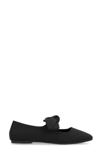 Shop Journee Collection Seraline Ballet Flat In Black