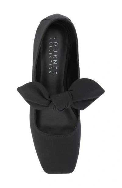 Shop Journee Collection Seraline Ballet Flat In Black