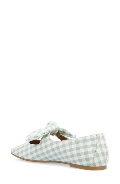 Journee Collection Seraline Ballet Flat In Sage