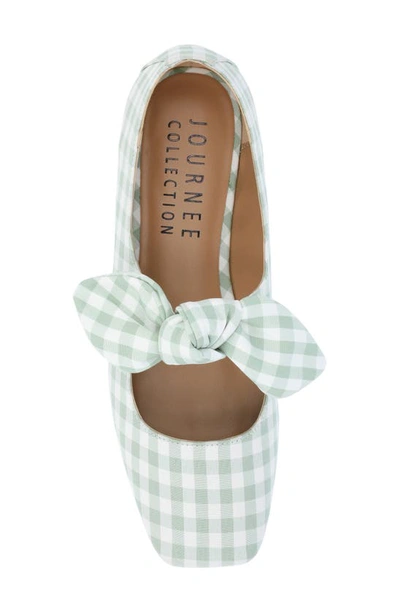 Journee Collection Seraline Ballet Flat In Sage