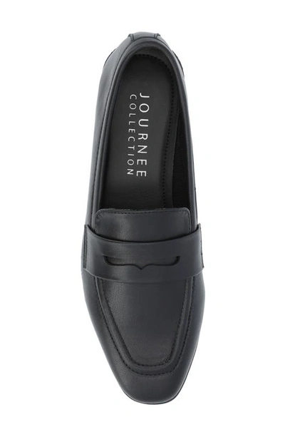 Journee Collection Myeesha Penny Loafer In Black