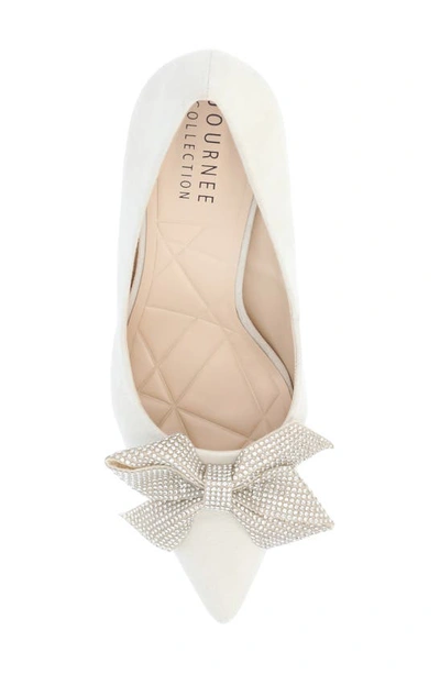 Journee Collection Marcie Bow Pump In Sand