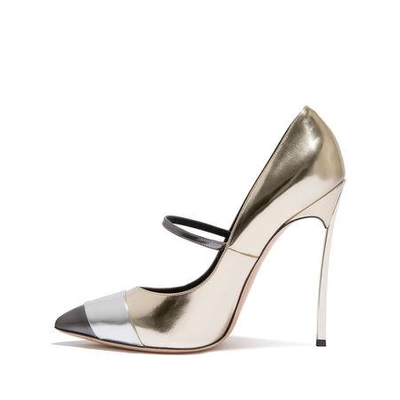 Shop Casadei Blade In Gold