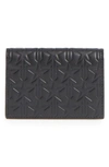GIVENCHY 'Trident' Embossed Leather Card Case