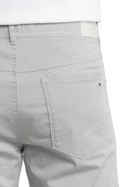 Shop Brax Cooper Microprint Ultralight Five-pocket Pants In Sesame