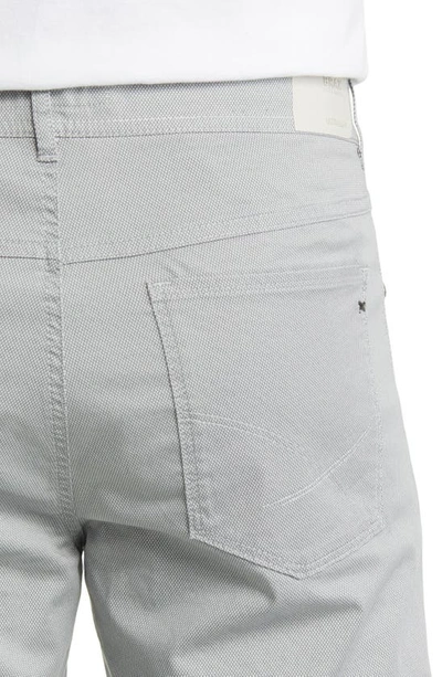 Brax Cooper Microprint Ultralight Five-pocket Pants In Sesame
