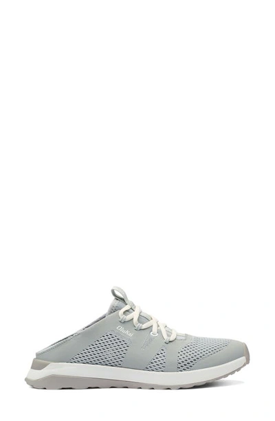 Shop Olukai Huia Sneaker In Pale Grey / Pale Grey