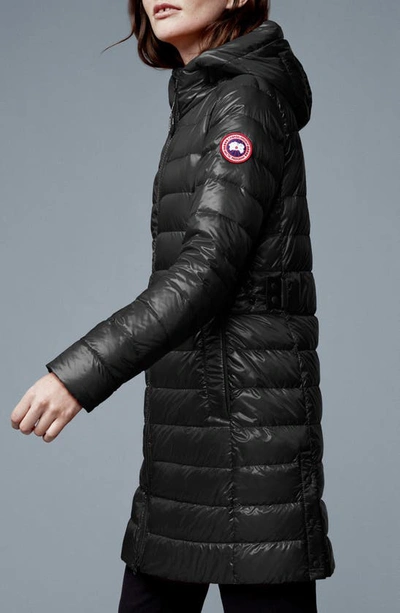 Canada Goose Cypress Hooded Quilted Shell Down Jacket In Black
