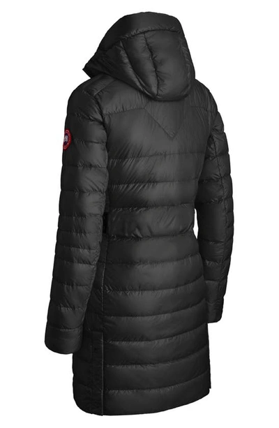 Canada Goose Cypress Hooded Quilted Shell Down Jacket In Black