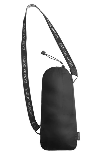 Canada Goose Cypress Hooded Quilted Shell Down Jacket In Black