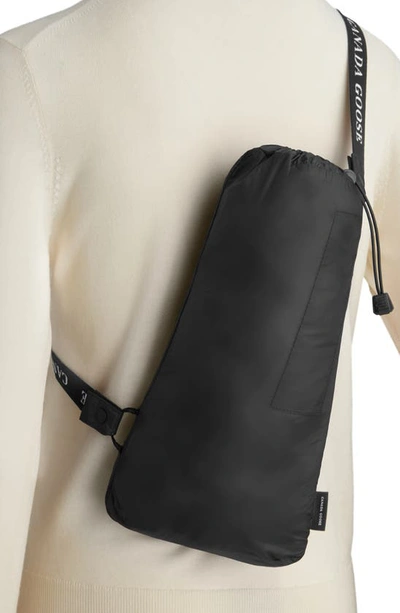 Canada Goose Cypress Hooded Quilted Shell Down Jacket In Black