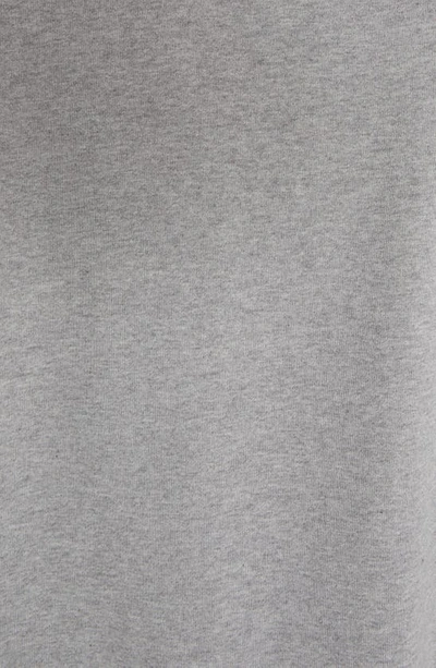 Ami Alexandre Mattiussi Ami Paris Ami De Coeur Logo Embroidered Long-sleeved T-shirt In Heather Grey