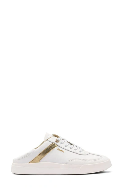 Shop Olukai Haupu Sneaker In White / White