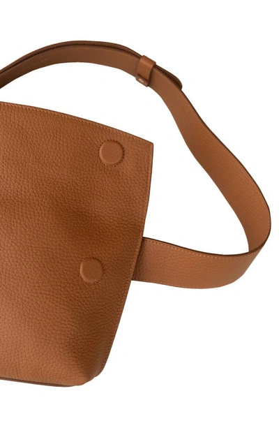 Shop Yvonne Kone Large Yari Leather Belt Bag In Rio Ambra