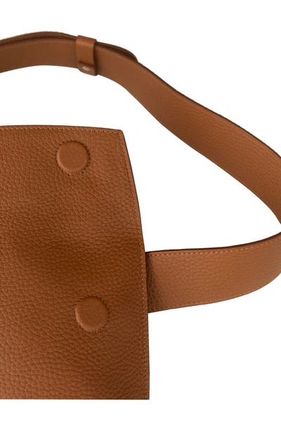 Shop Yvonne Kone Large Yari Leather Belt Bag In Rio Ambra