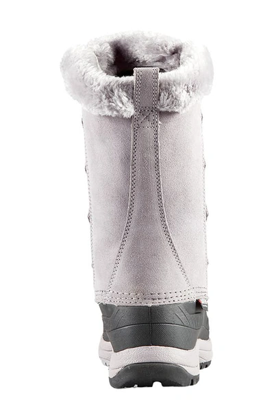 Baffin Chloe Waterproof Winter Boot With Faux Fur Trim In Coastal Grey
