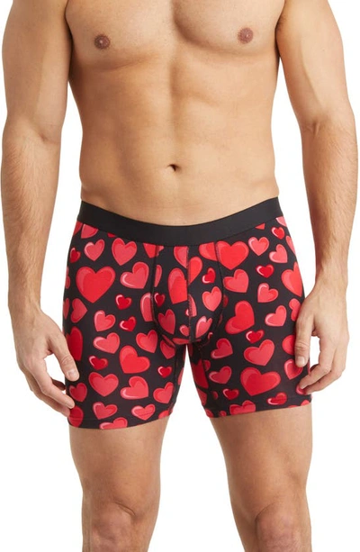 Shop Meundies Boxer Briefs In Racing Hearts