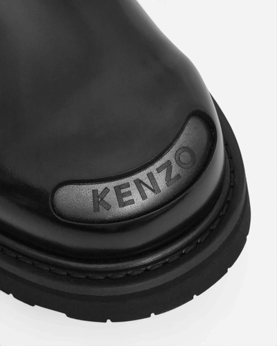 Shop Kenzo Smile Derby Shoes In Black