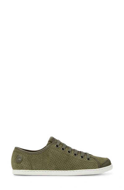 Shop Camper Uno Perforated Sneaker In Medium Green