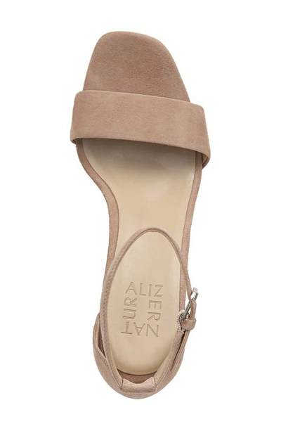 Naturalizer Joy Dress Ankle Strap Sandals Women's Shoes In Gingersnap Suede