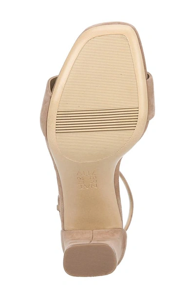 Naturalizer Joy Dress Ankle Strap Sandals Women's Shoes In Gingersnap Suede