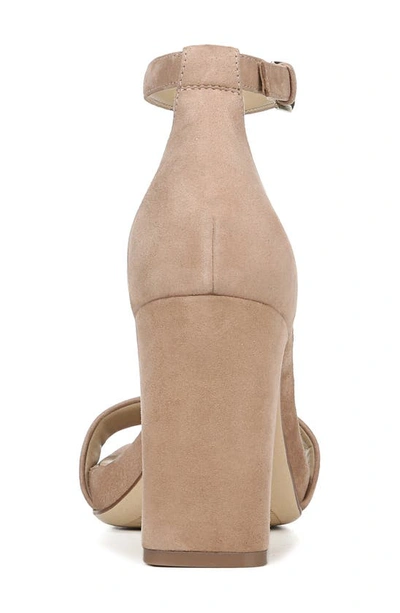 Naturalizer Joy Dress Ankle Strap Sandals Women's Shoes In Gingersnap Suede