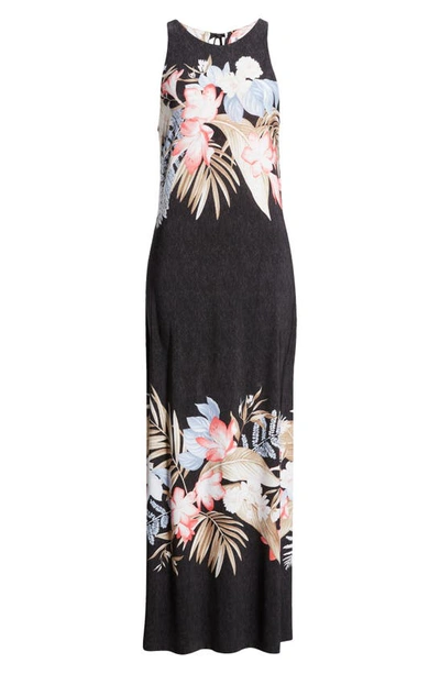 Shop Tommy Bahama Delicate Flora Maxi Dress In Black