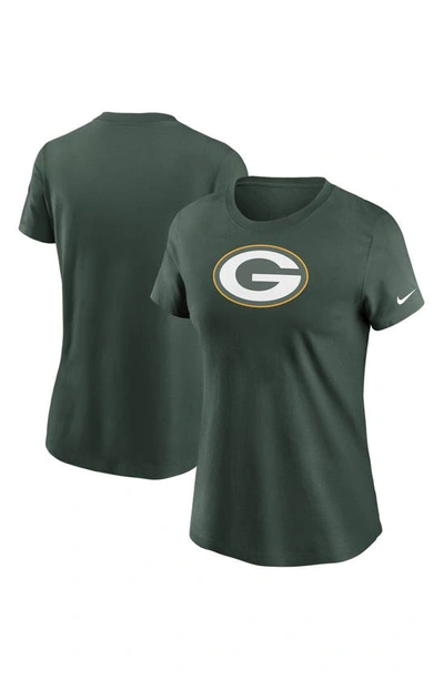 Shop Nike Green Green Bay Packers Logo Essential T-shirt