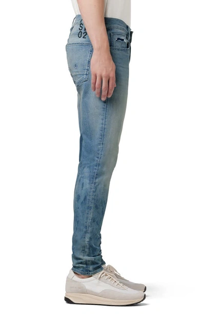 Shop Hudson Zack Distressed Skinny Jeans In Blue Storm