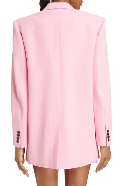 Shop Isabel Marant Nevim Double Breasted Blazer In Pink
