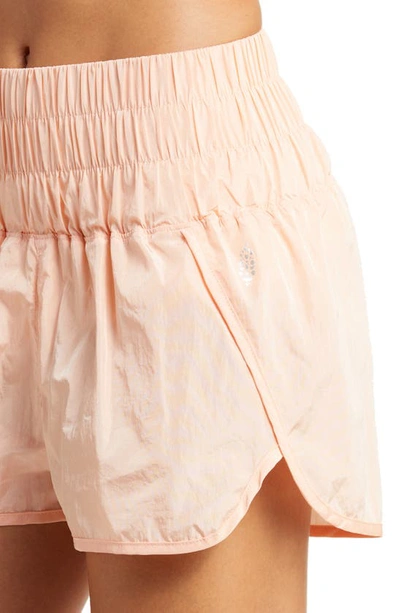 Shop Free People Fp Movement The Way Home Shorts In Peaches
