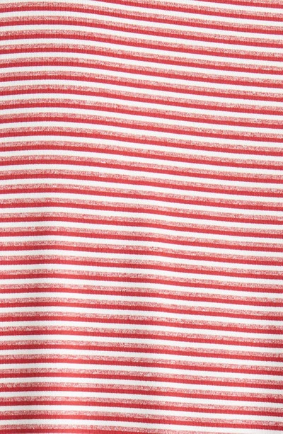 Cutter & Buck Forge Tonal Stripe Stretch Mens Big And Tall Polo Shirt In Red