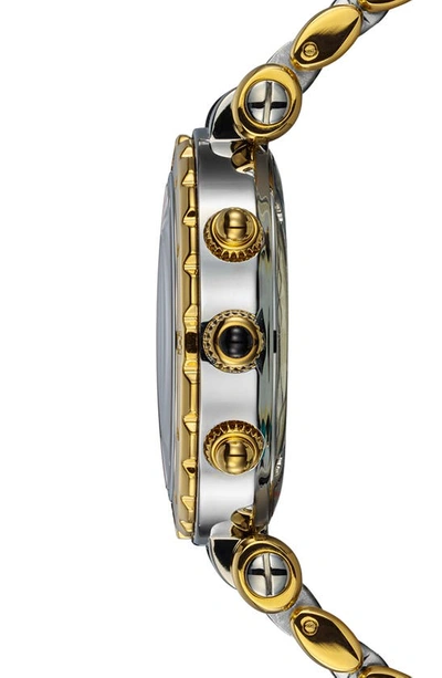 Shop Balmain Ia Diamond Chronograph Bracelet Watch, 31mm In Stainless Steel