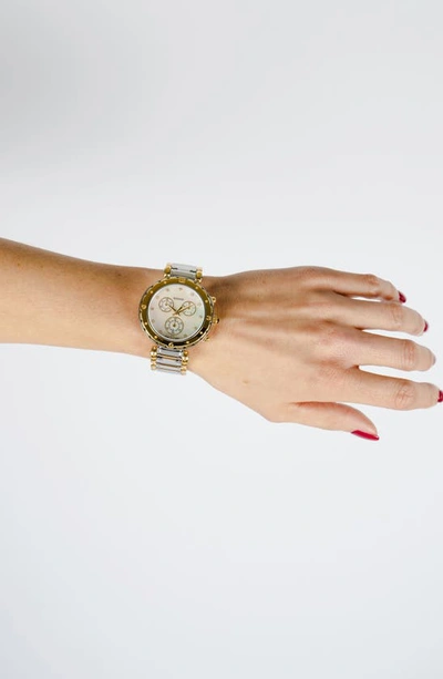 Shop Balmain Ia Diamond Chronograph Bracelet Watch, 31mm In Stainless Steel