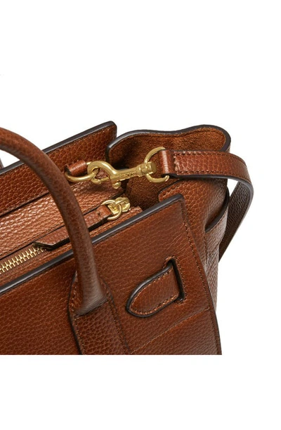 Mulberry Small Zip Bayswater Leather Tote In Oak