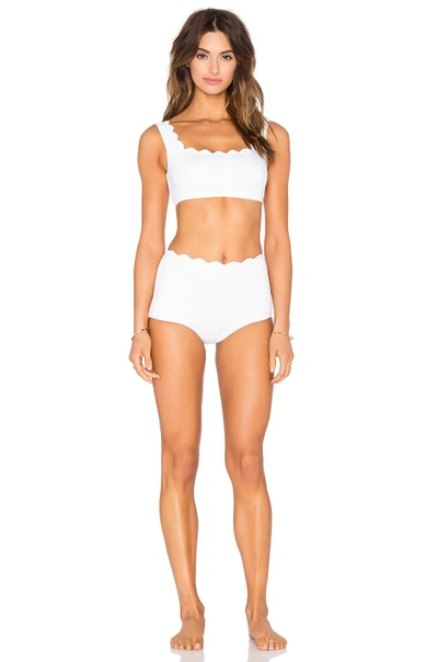 Shop Marysia Broadway Bikini Bottom In Off White