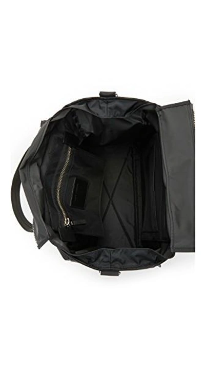 Shop Marc Jacobs Nylon Biker Baby Bag In Black