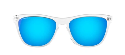 Shop Oakley Frogskin Przm Blu 0oo9013-d0 Wayfarer Sunglasses In Blue