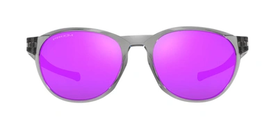 Shop Oakley Reedmace Przm 0oo9126-07 Round Sunglasses In Violet