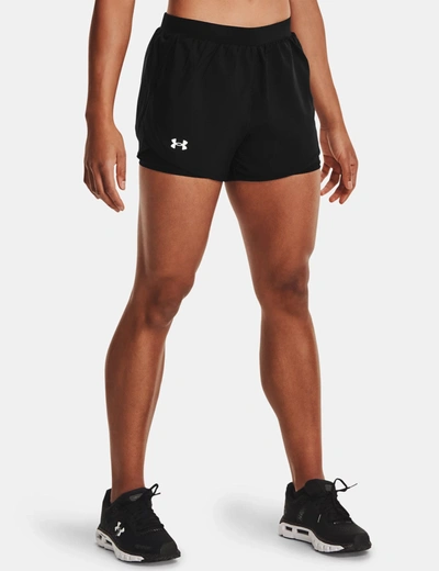 Shop Under Armour Fly-by 2.0 2-in-1 Shorts In Black
