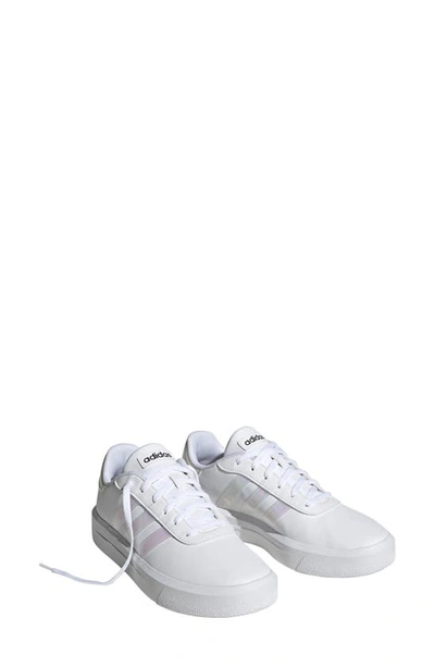 Shop Adidas Originals Court Platform Sneaker In White/ White/ Black