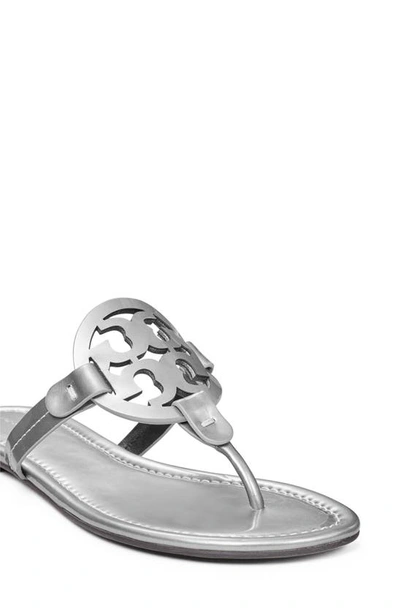 Shop Tory Burch Miller Sandal In Silver
