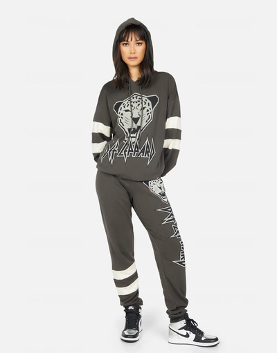 Lauren Moshi Nadine Tiger Def Leppard In Vintage Black/ivory