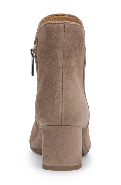 Aquatalia Kaylani Pointed Toe Bootie In Light Taupe